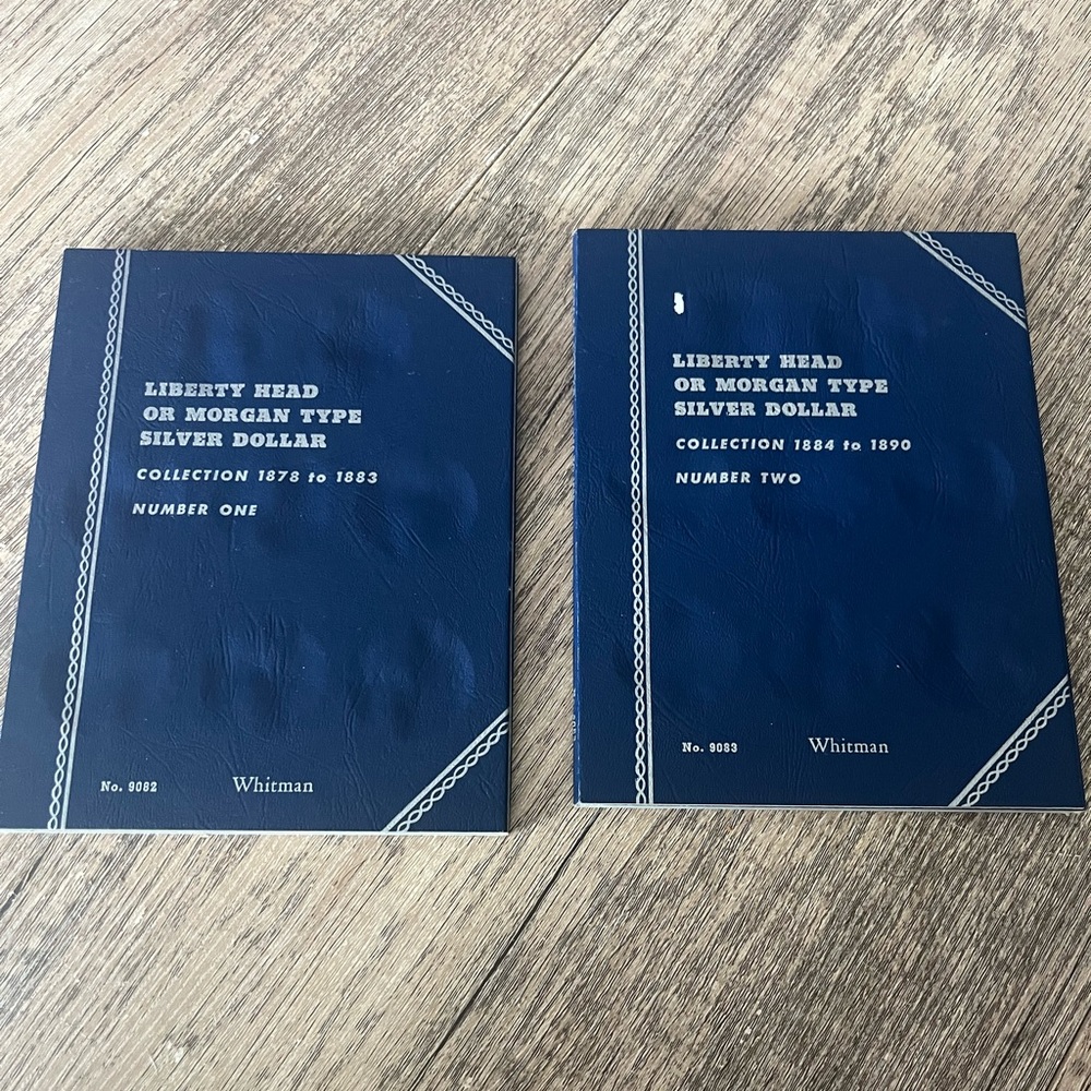 Liberty head or Morgan type silver dollar books